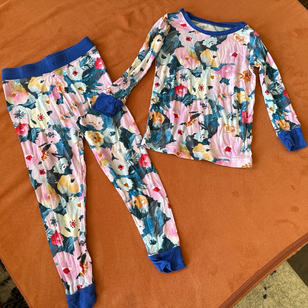 Little Sleepies Floral Zippy Pajamas 12-18 Month